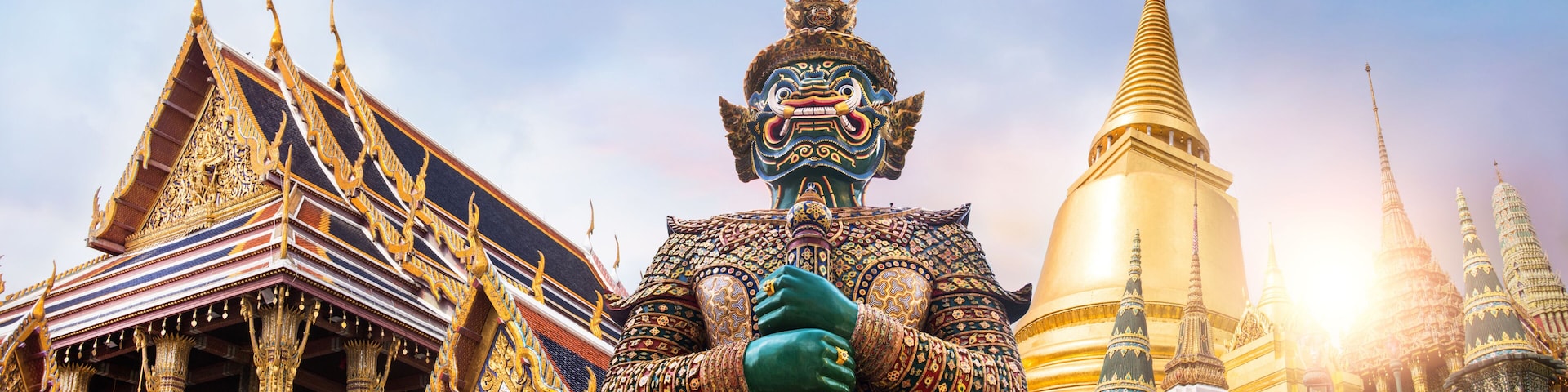 Wat Phra Kaew, Emerald Buddha temple, Wat Phra Kaew is one of Bangkok's most famous tourist sites