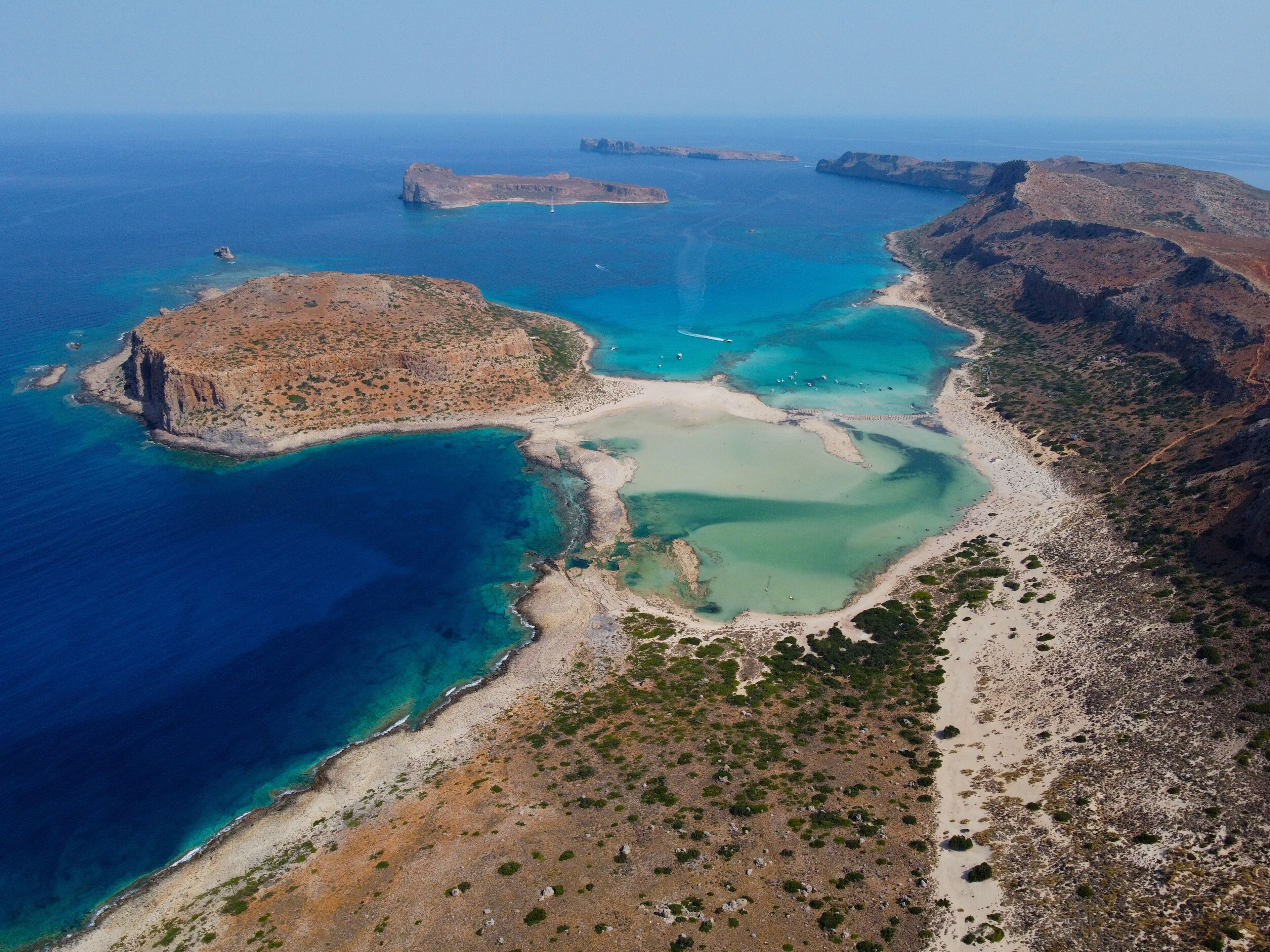 Lagon de Balos, Plage, Crête, Grèce, Europe