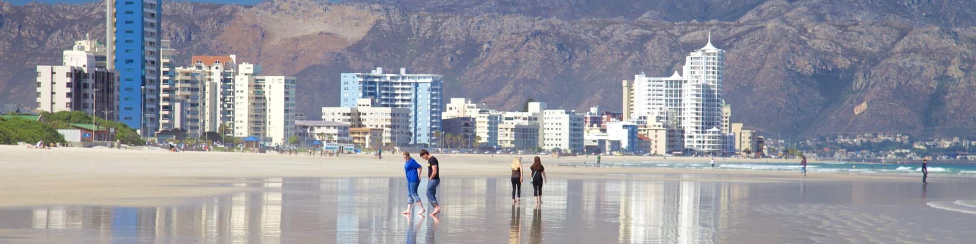 Strand das einen Stadt, KĂŒstenort und Strand