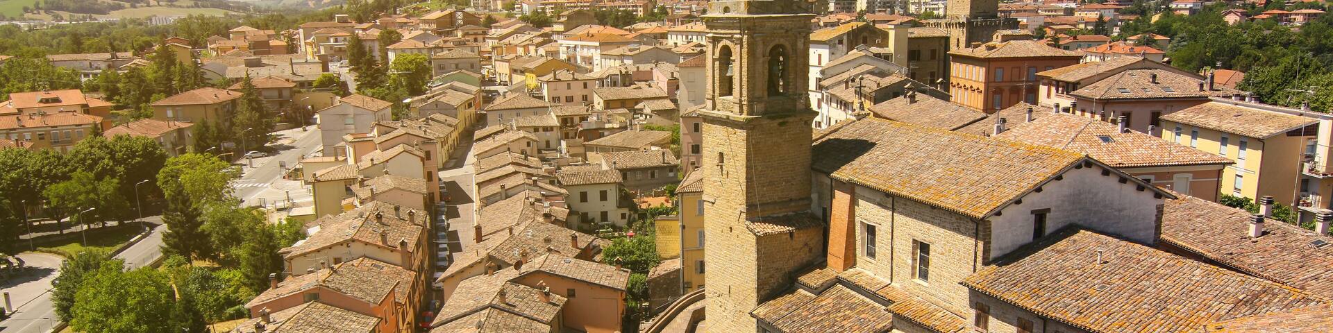 Castelraimondo dall'alto