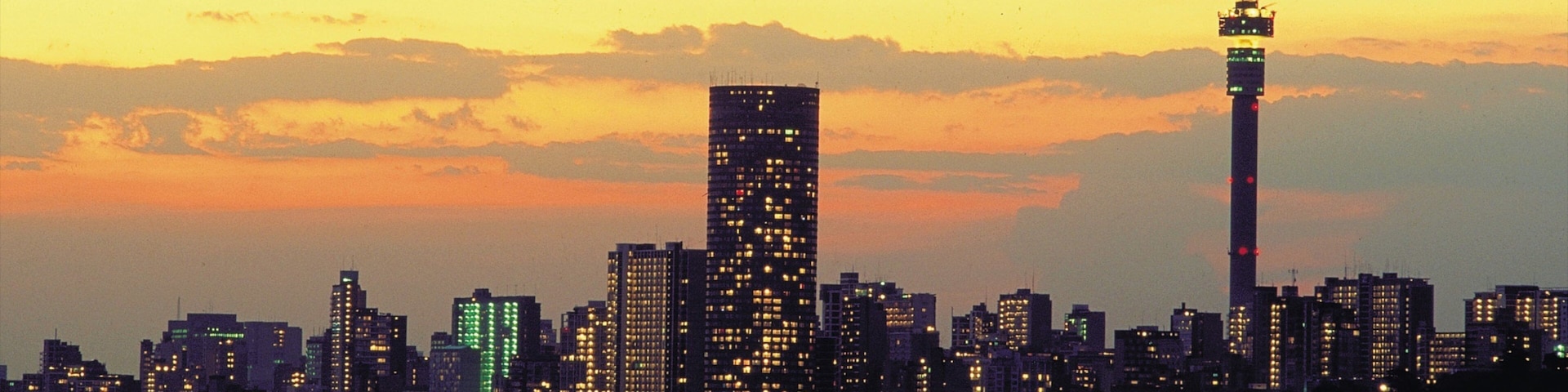 Johannesburg - Gauteng showing a city, skyline and a high rise building