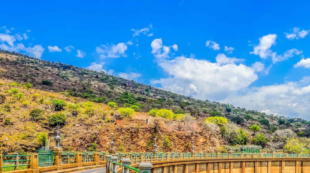 Hartbeespoort Dam Arch de triumph entrance with Crest gates monu