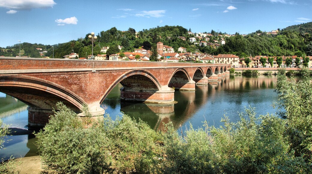 View of the town of San Mauro, near Turin