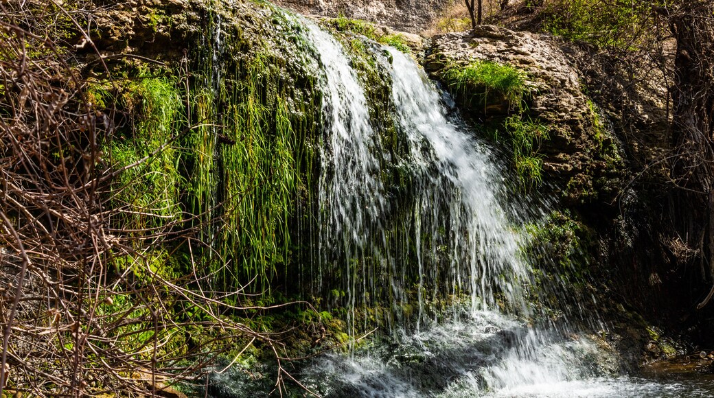 Waterfall on Twin Lakes Trail Cedar Park Texas