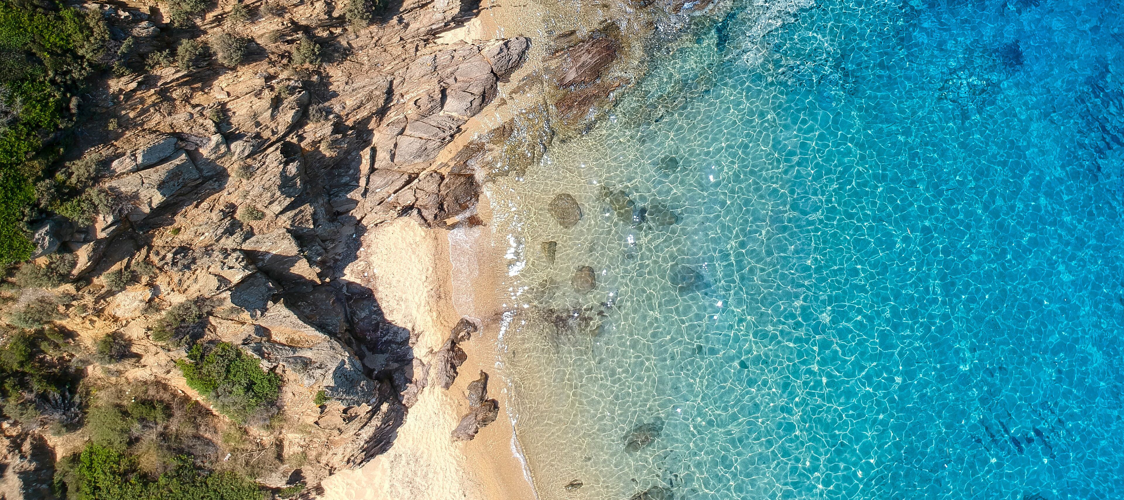 View at Nea Roda at Chalkidiki, Greece