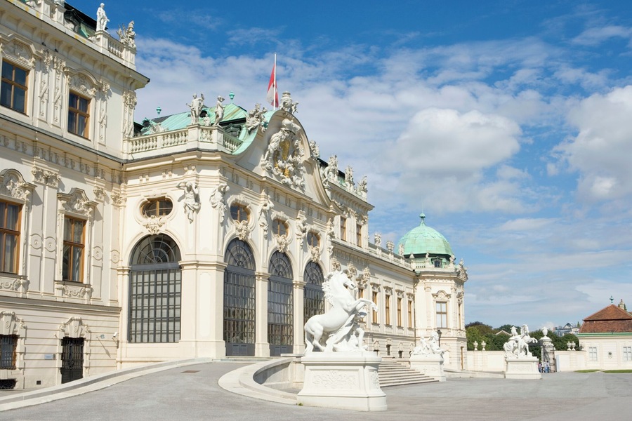 Austria, Vienna, Belvedere Palace