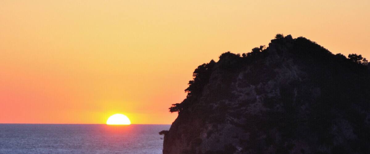 Sunset view from ermones.This place has one of the best sunsets in Corfu as it is located that way that the sun sets just in front of you in july and august.
Like my fb page: stories from greece to see my tips as a local!
