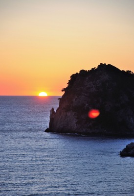 Sunset view from ermones.This place has one of the best sunsets in Corfu as it is located that way that the sun sets just in front of you in july and august.
Like my fb page: stories from greece to see my tips as a local!