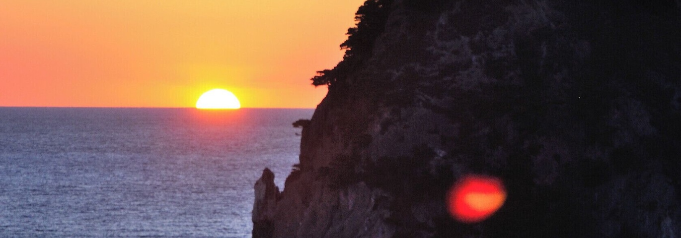 Sunset view from ermones.This place has one of the best sunsets in Corfu as it is located that way that the sun sets just in front of you in july and august.
Like my fb page: stories from greece to see my tips as a local!