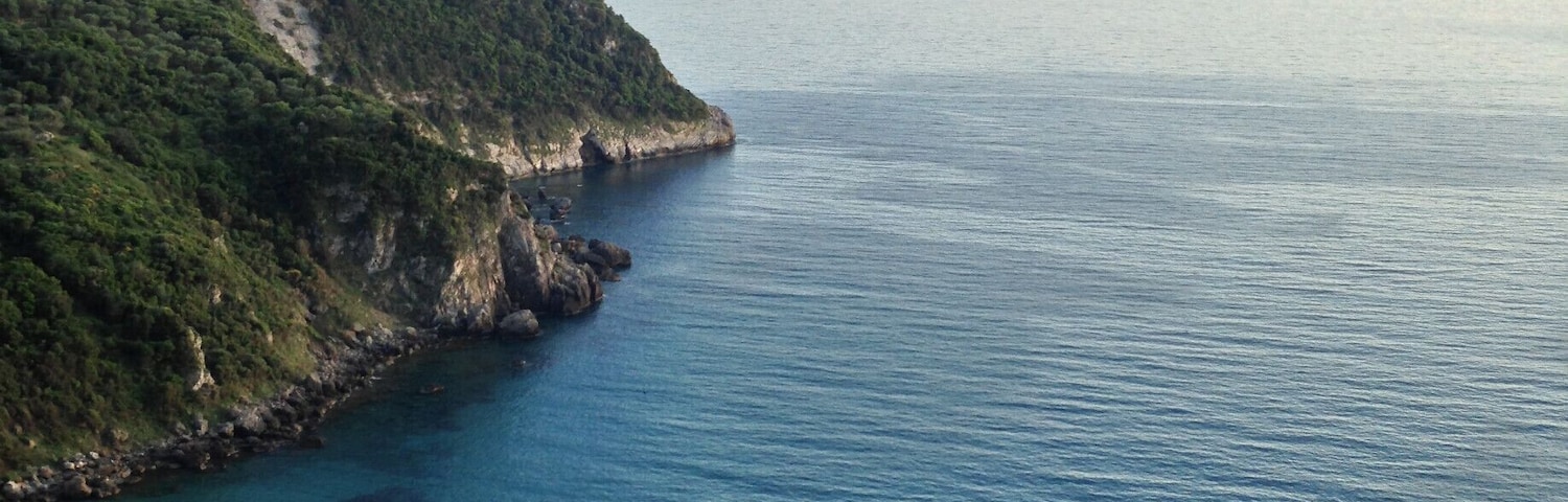 Ermones in Corfu island, West part of Greece in the road to the beach.