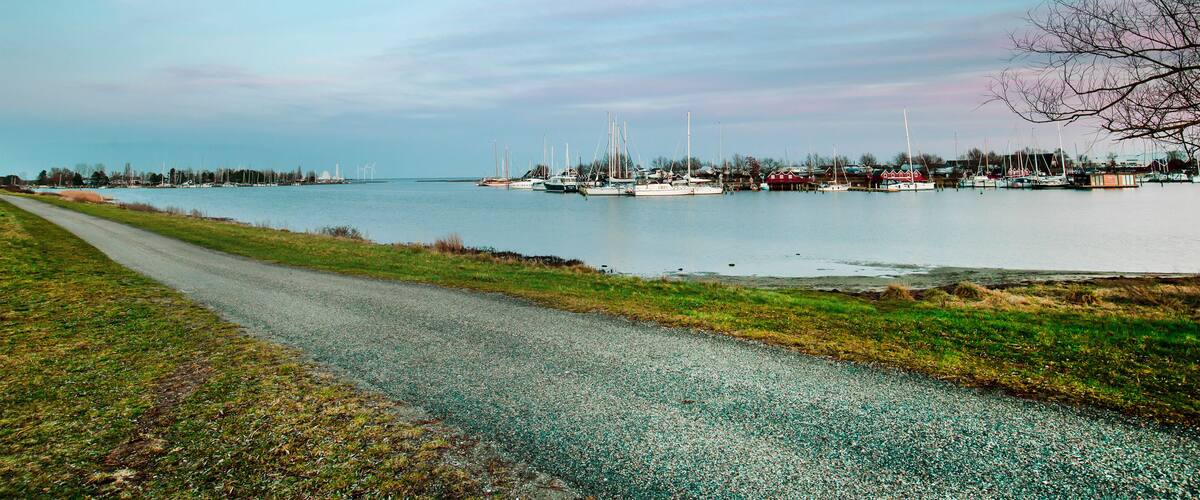 Ishoj Harbor Denmark