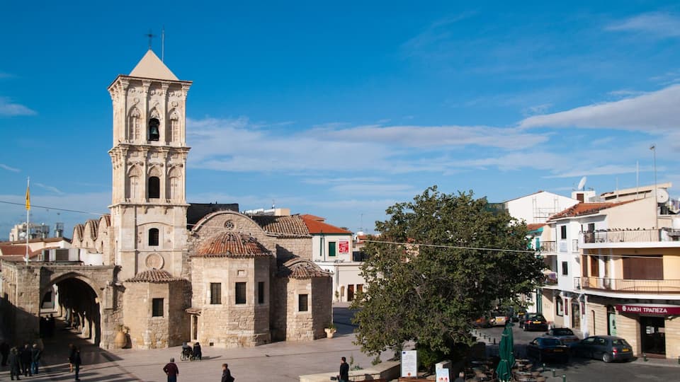 Beautiful church in the center of Larnaca