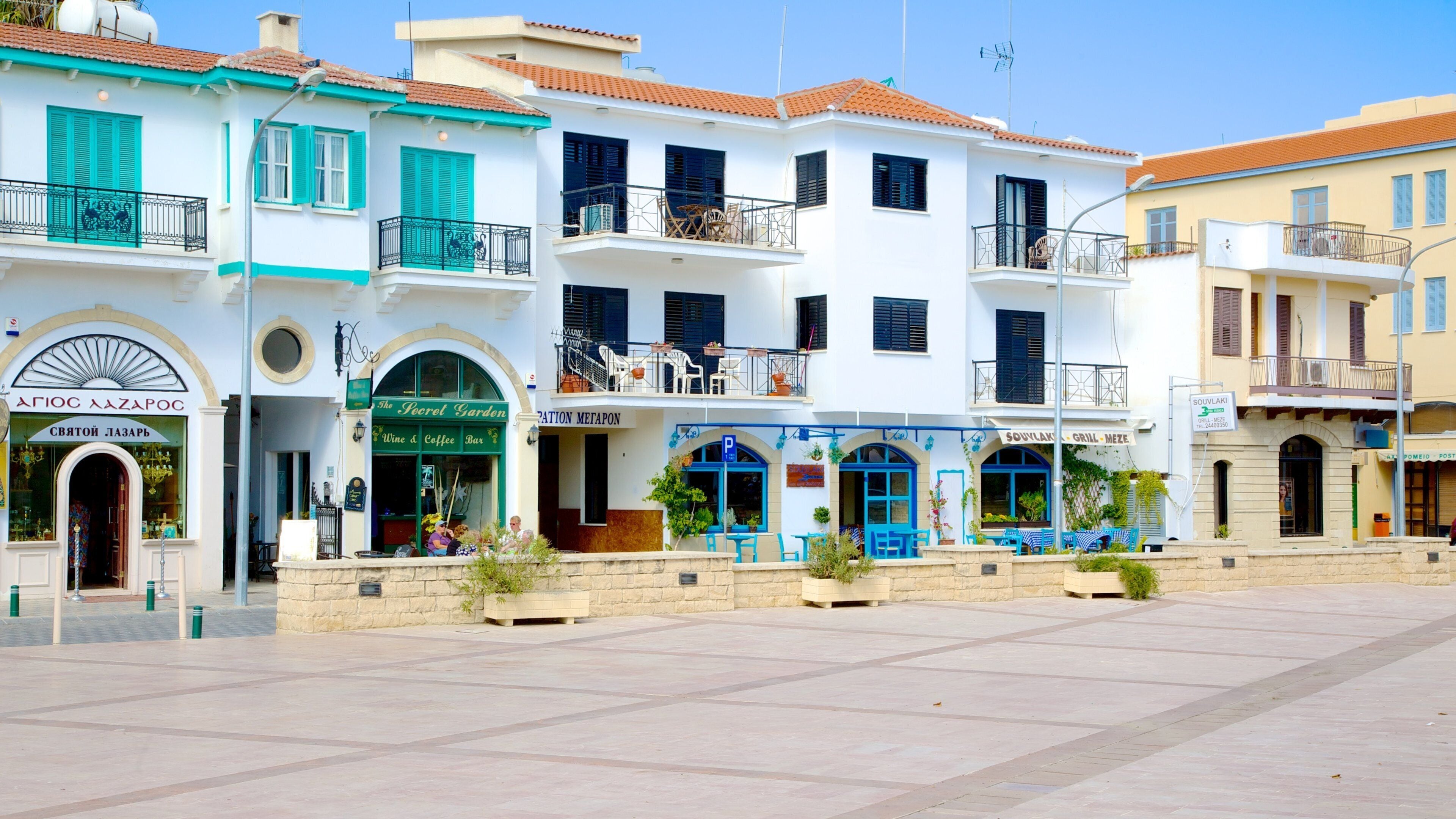 Larnaca featuring a square or plaza