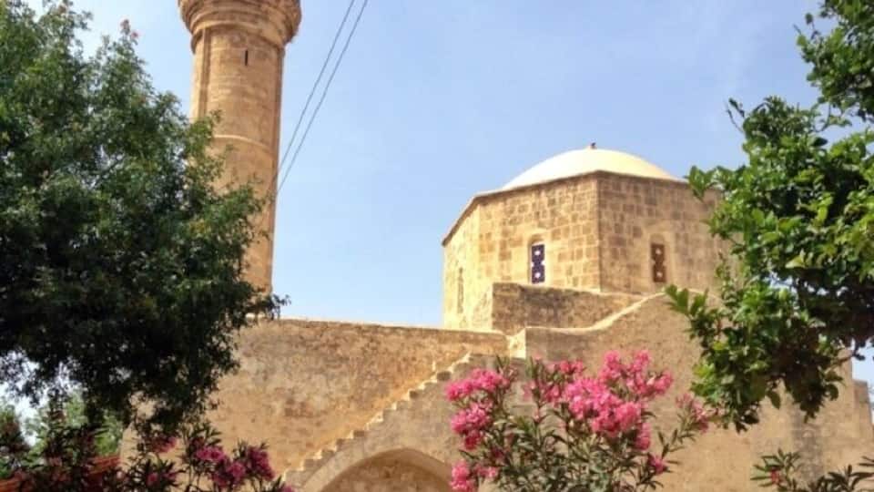 Moutallos Mosque, Paphos. We found this beautiful old mosque whilst walking through the old town of Paphos