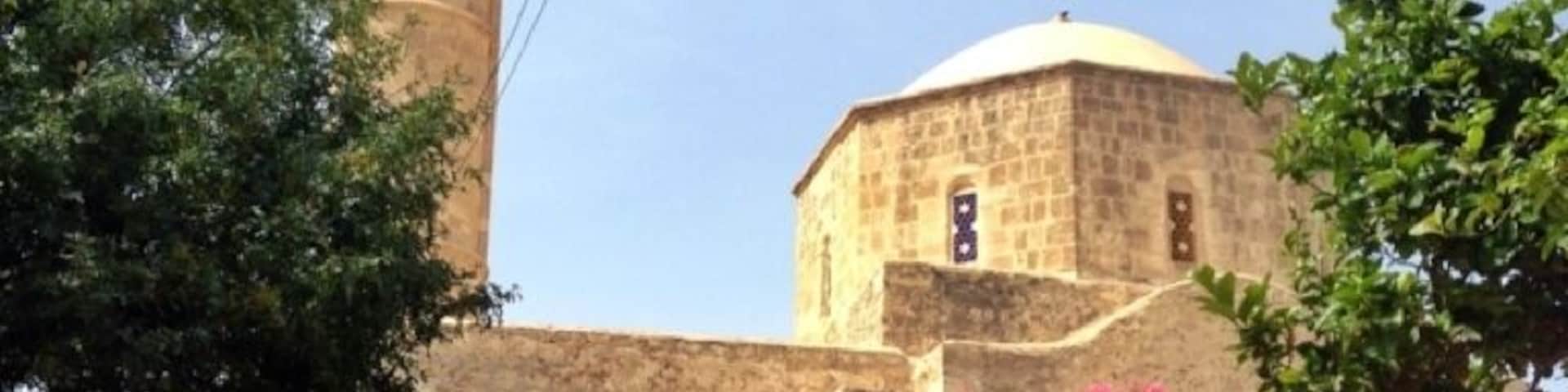 Moutallos Mosque, Paphos. We found this beautiful old mosque whilst walking through the old town of Paphos