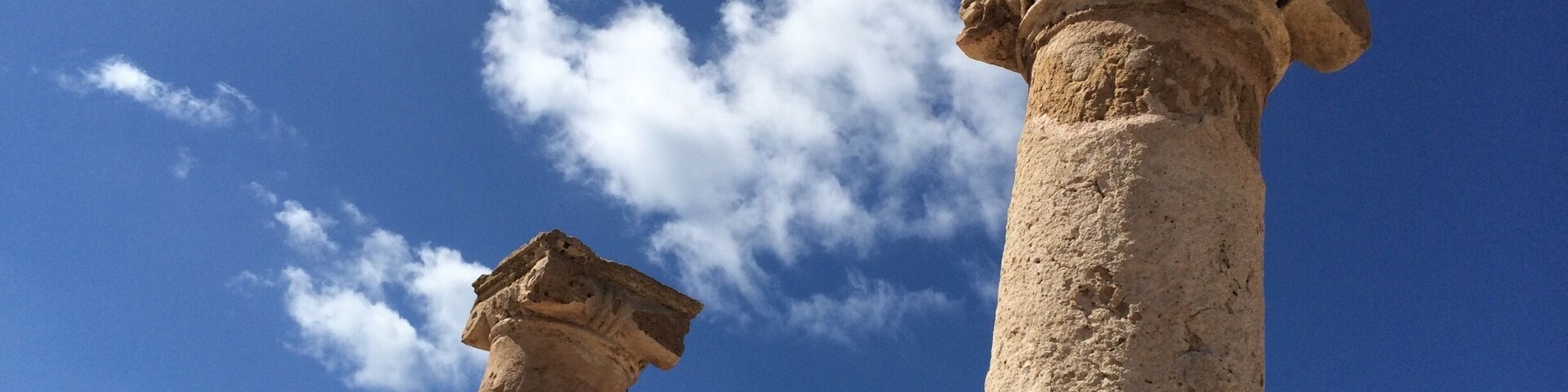 Pillars at the House of Dionysus, Paphos Archaeological Park