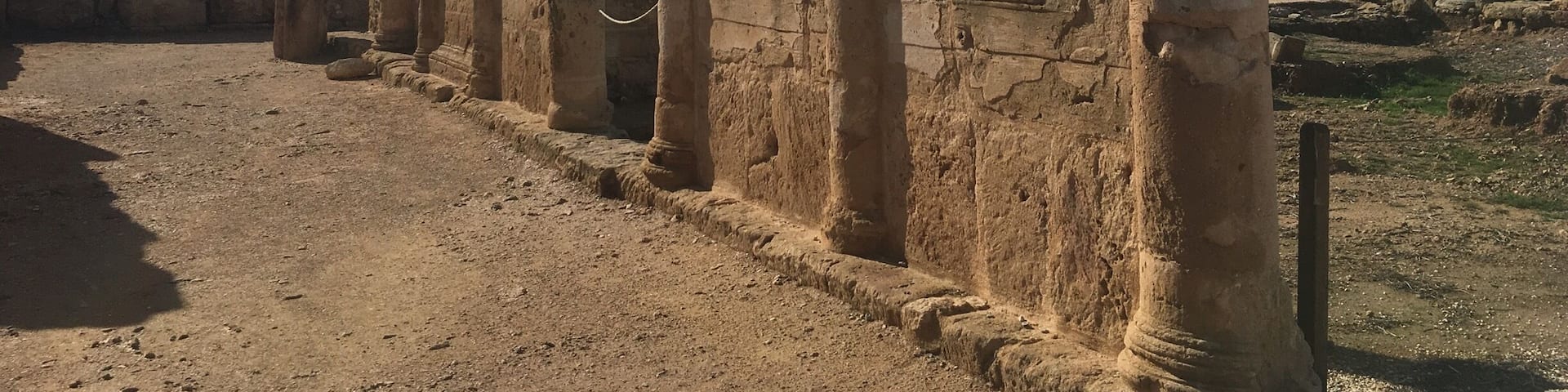 Archeological site in Paphos. The house of Theseus with its incredible rooms