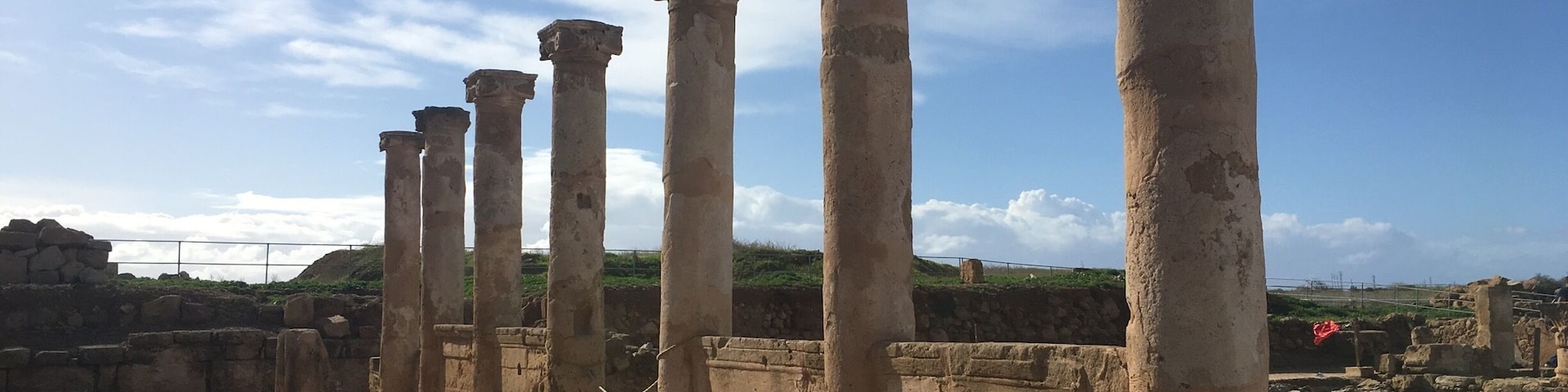 Archeological site in Paphos. The house of Theseus with its incredible rooms