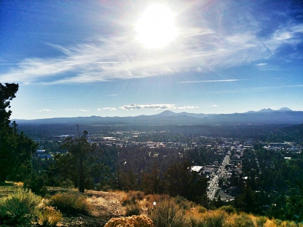 You can walk, bike, drive or crawl your way to the top of this steep butte (I think about one mile up). However you get there, you must take in the stunning views as you can see Bend all the way around you and moutains in the distance.