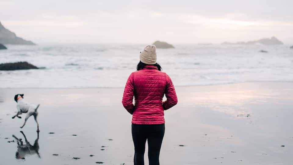 A morning coffee stroll along the coast of Oregon was the best way to start the morning. #adventure