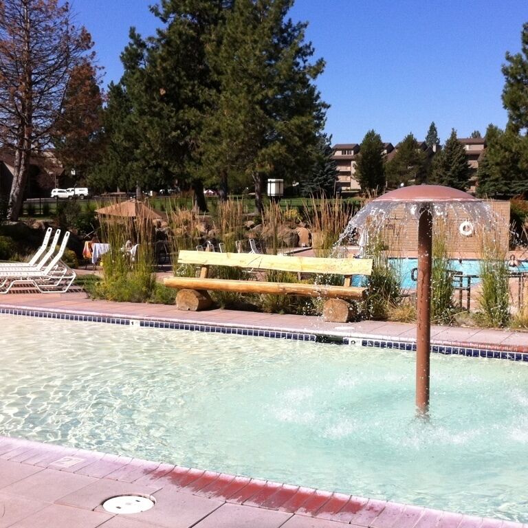 Kiddie pool at the Inn of the 7th Mountain. One of three sparkling pools on the property.  