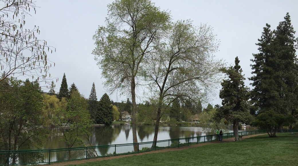 Beautiful park in a beautiful town.