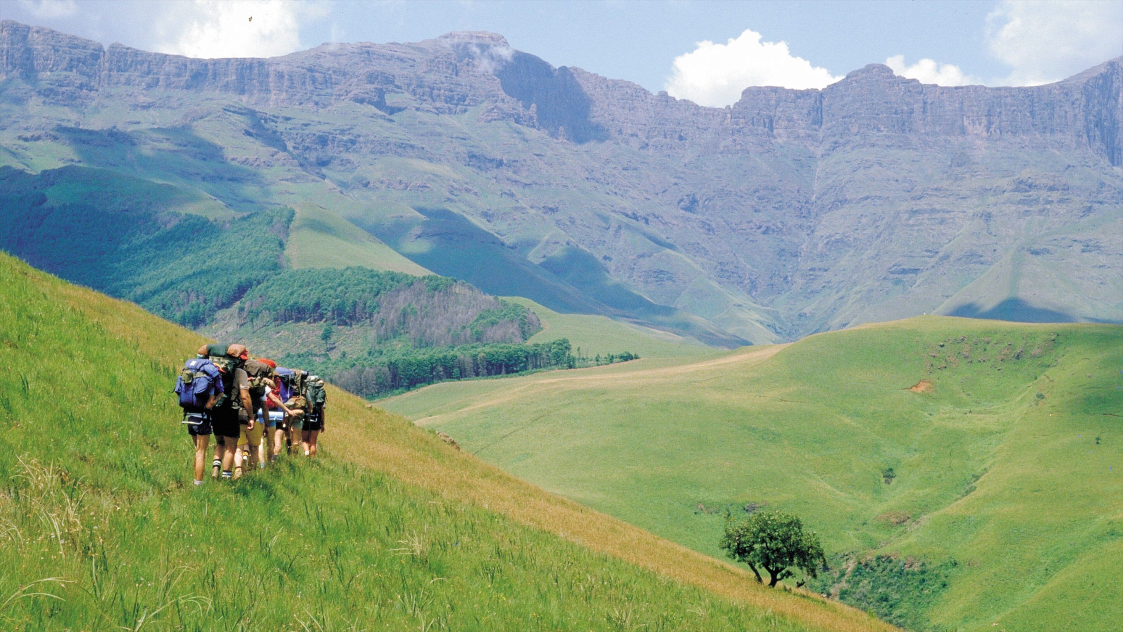 Drakensberg Mountains featuring tranquil scenes, mountains and landscape views