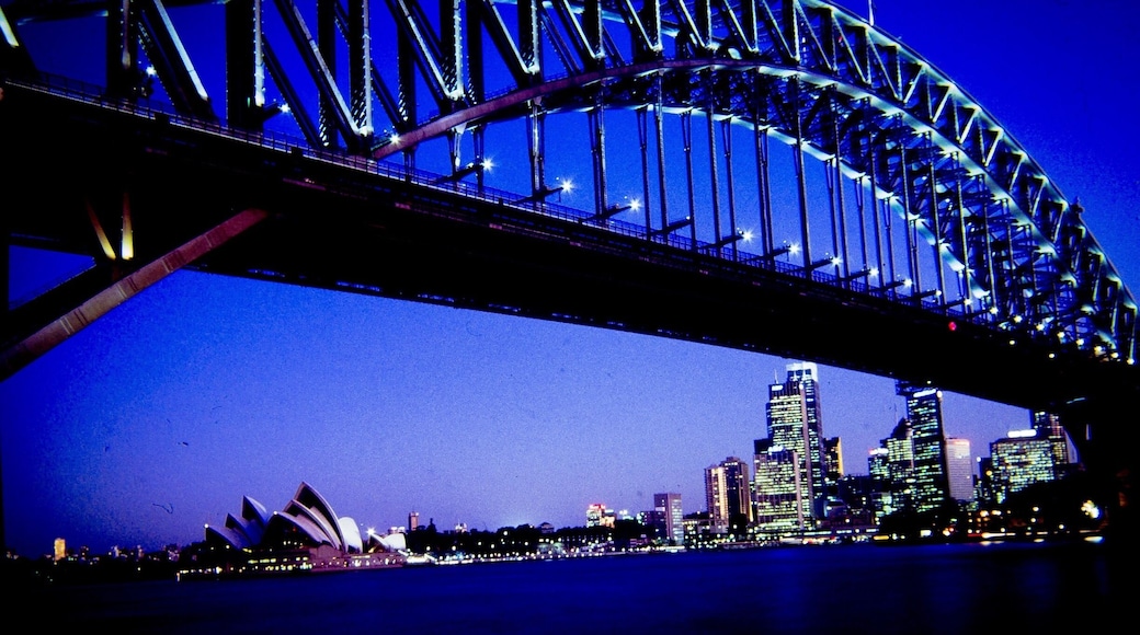 Sydney Harbour Bridge by night