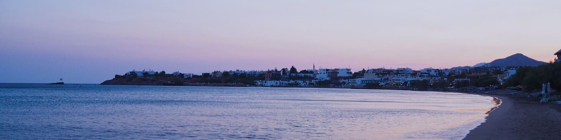 Purple sunsets in 🇬🇷 #makrygialos #greece #sunsets