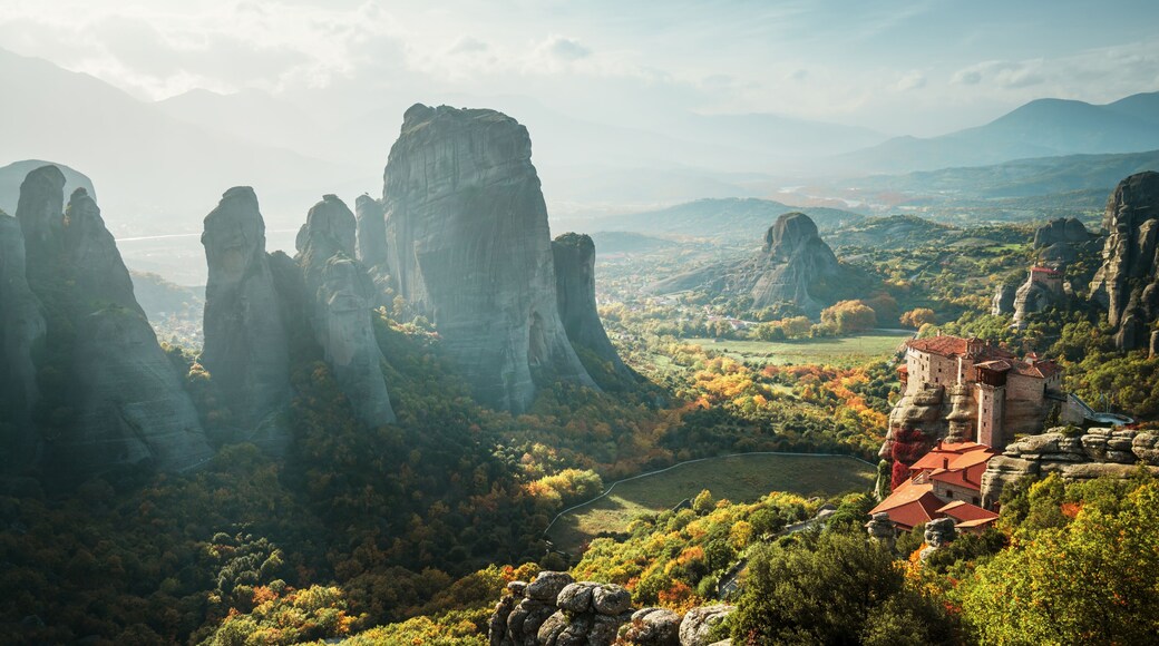 Meteora monasteries in Greece