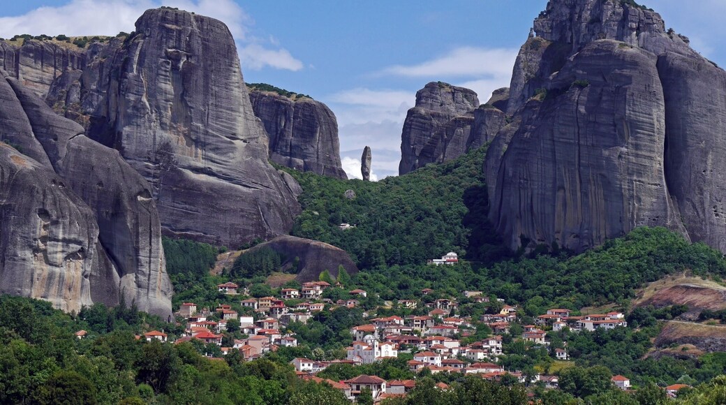 #InStone. The amazing rock formations of Meteora behind the village of Kastraki, Greece. #GreatOutdoors