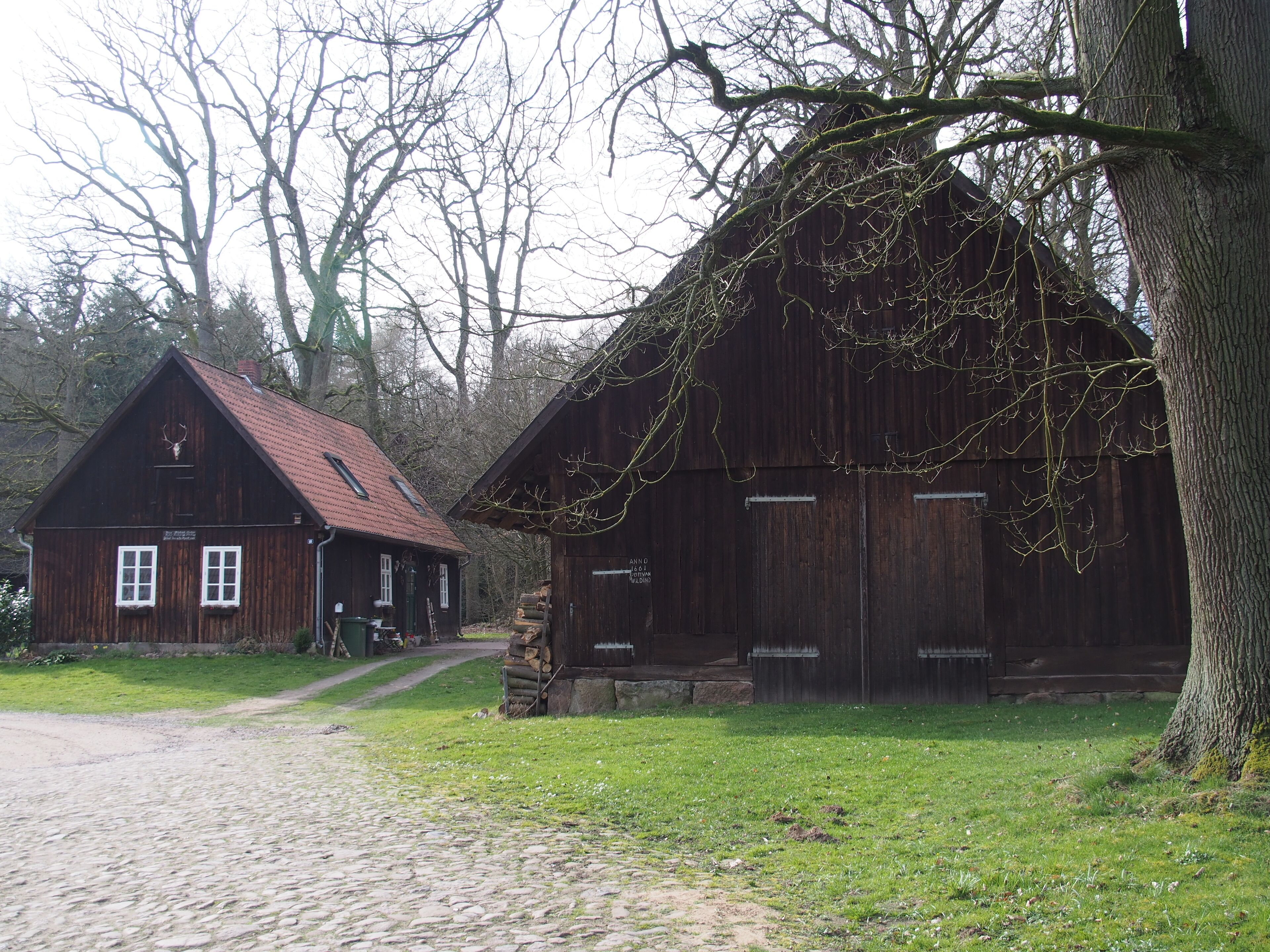 Scheune von 1661 auf Bauernhof in Mittelstendorf (Soltau)