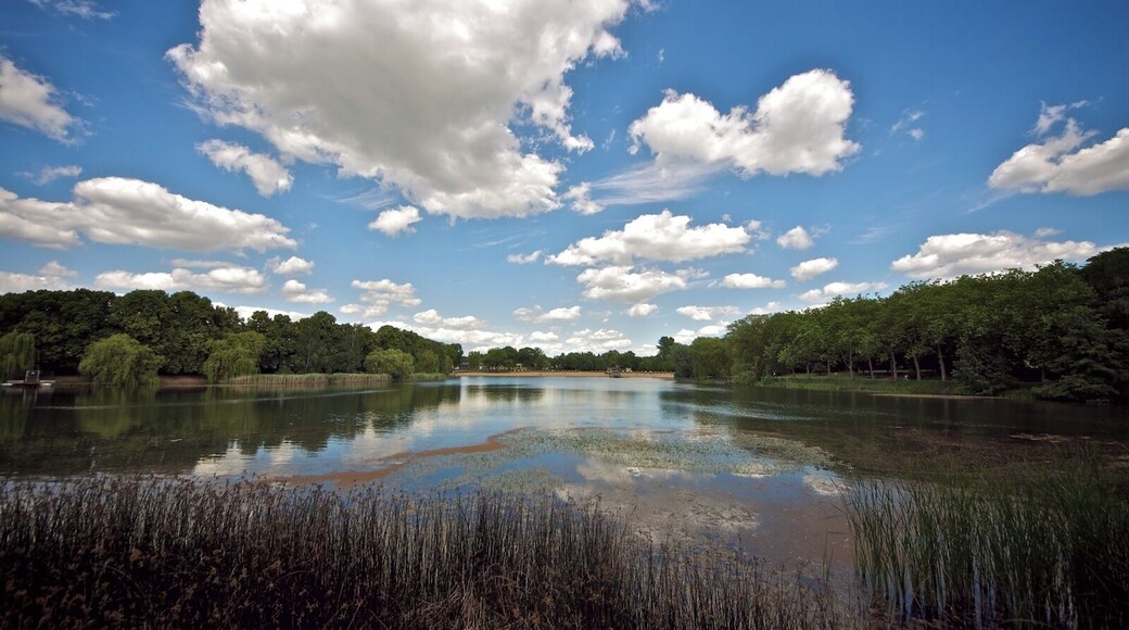 Lake Orankesee in Berlin-Weissensee, Germany