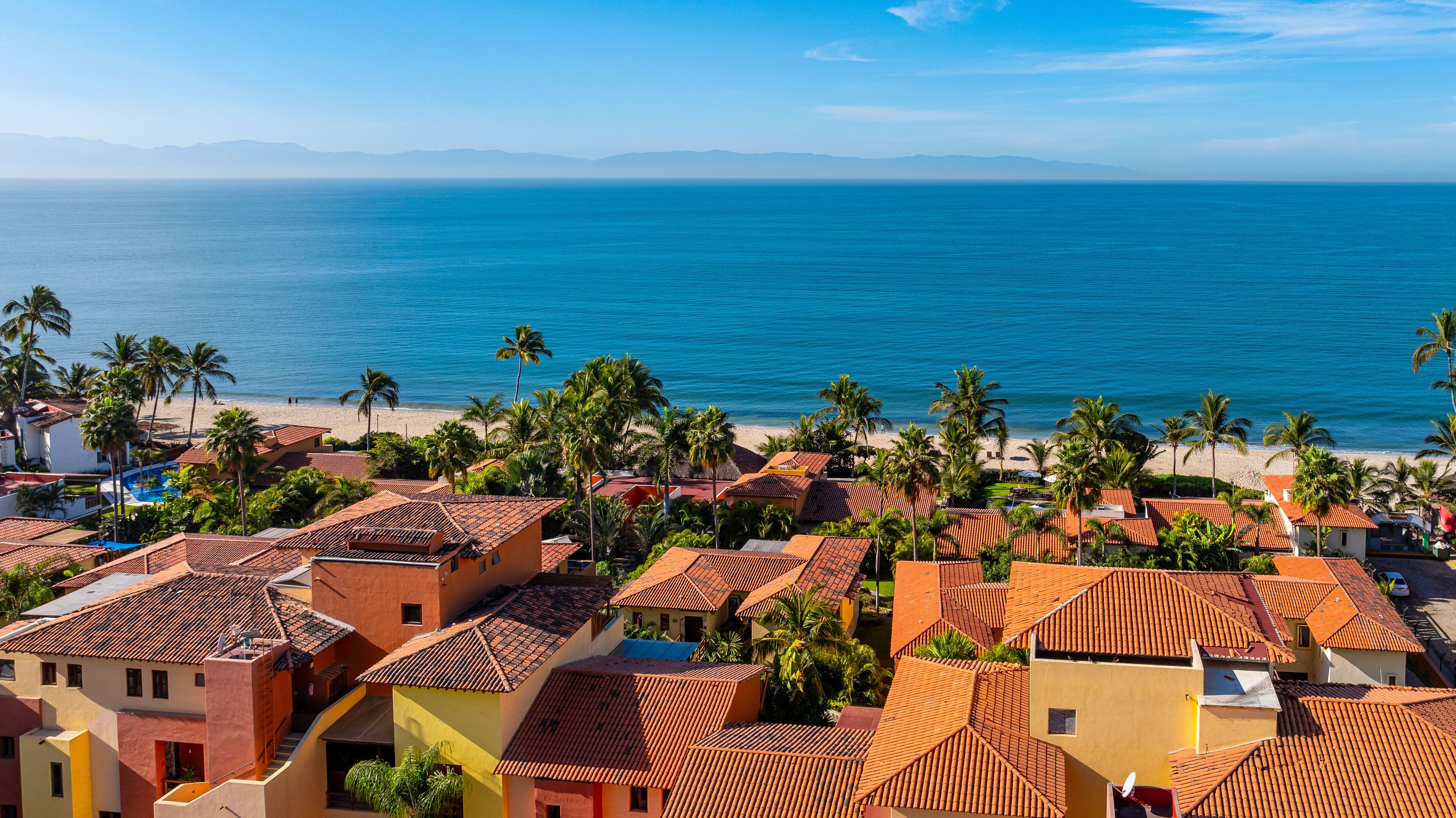 Vista Aérea de Bucerías Nayarit, México