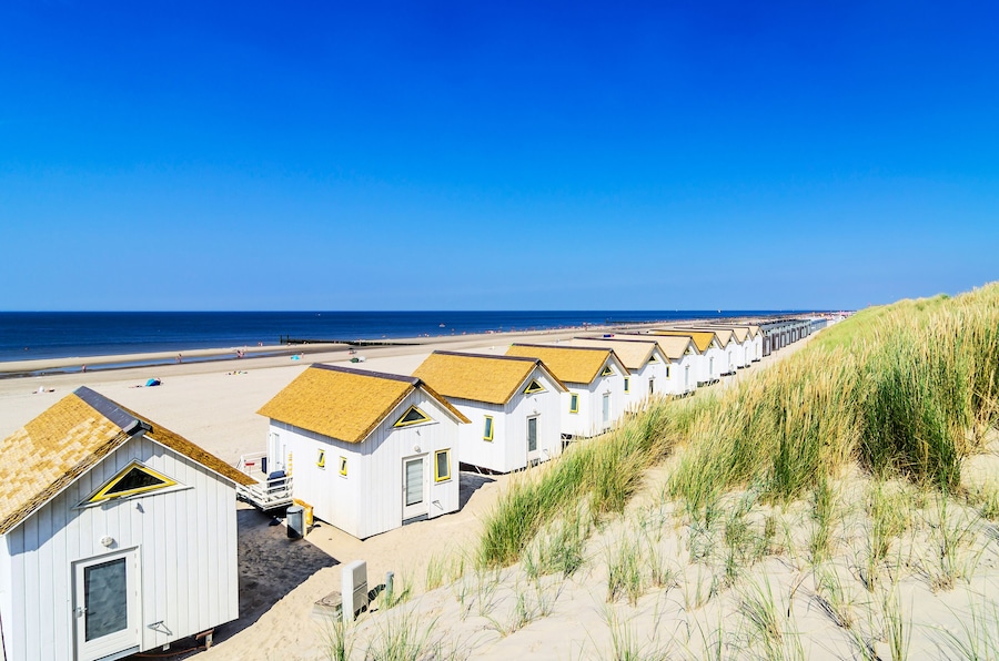 Netherlands, Domburg, beach houses