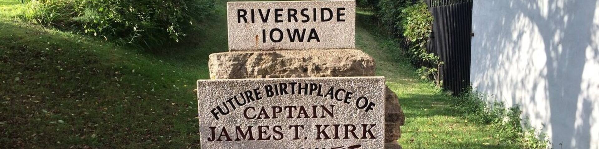 The destination of many Trekkie fans, Riverside, Iowa is the home of the future birthplace of Captain James T. Kirk, of the Starship Enterprise.
#localgem