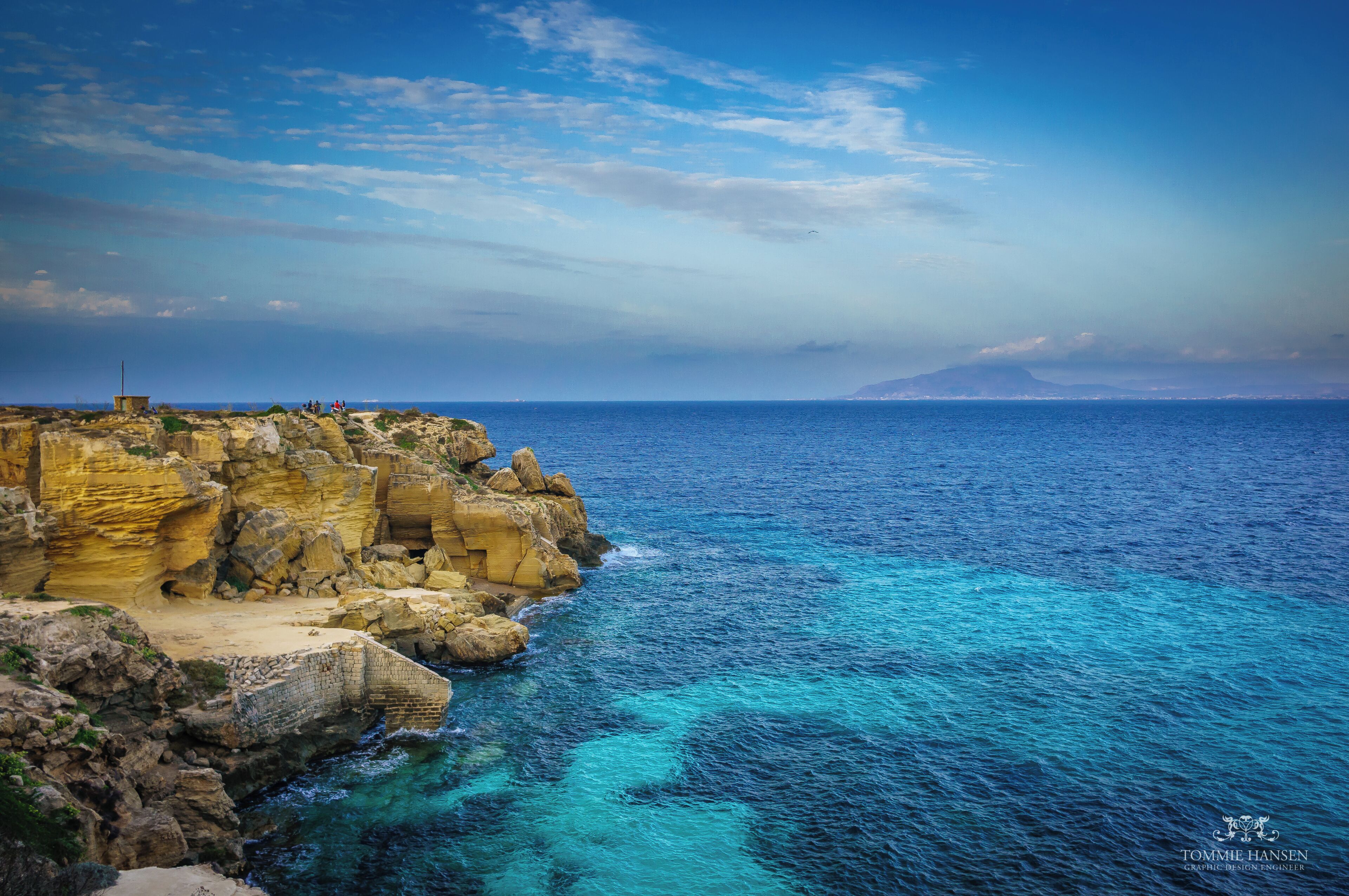 Viewpoint at Favignana Island, Sicily (Italy)