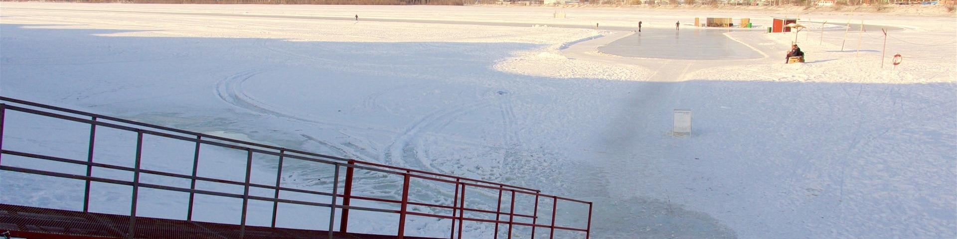 Northern Sweden showing snow and landscape views