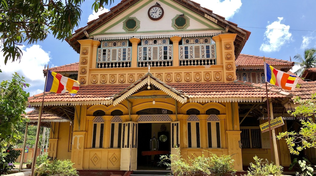 You can climb up this old building and see the old clock mechanism inside