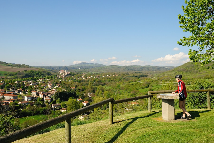 Panorama : table d’orientation (Saint Saturnin)