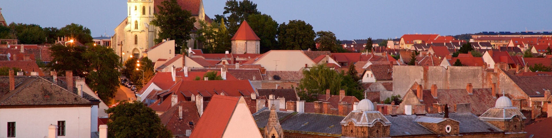 Sopron mostrando uma cidade