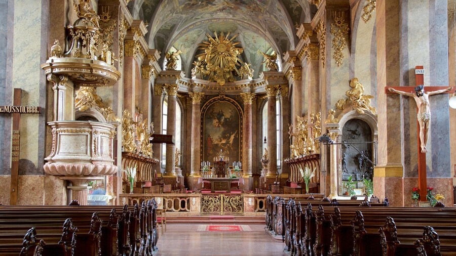 Gyor showing a church or cathedral, religious aspects and interior views