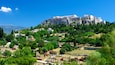 Acropolis which includes landscape views, forest scenes and heritage elements