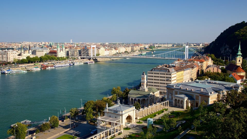 Inner City Budapest featuring a city, landscape views and a river or creek