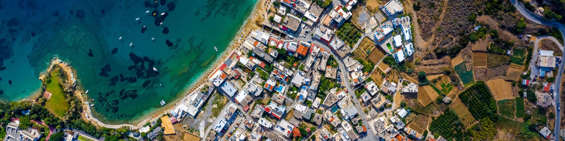 Agia Pelagia in Crete from above | Agia Pelagia auf Kreta aus der Luft