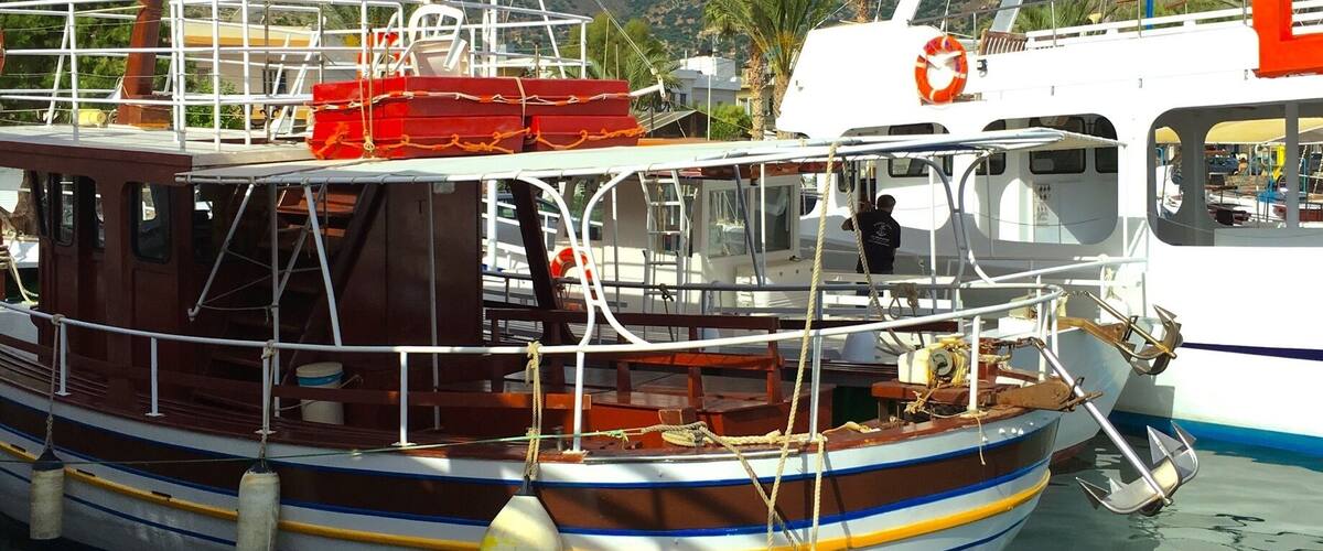 Boats in the port of Elounda, Crete island
#AquaTrove