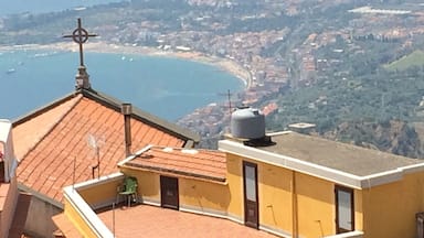 Took the bus up the hillside from Taormina for this spectacular view.