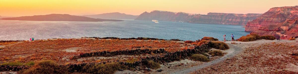 Sunset from the "other" side of the famous Santorini crater. This part of the island, near the great archaeological site of Akrotiri, offers a glimpse of the natural beauty of the island and is a nice contrast to the whitewashed towns the island is famous for.
#lifeatexpedia