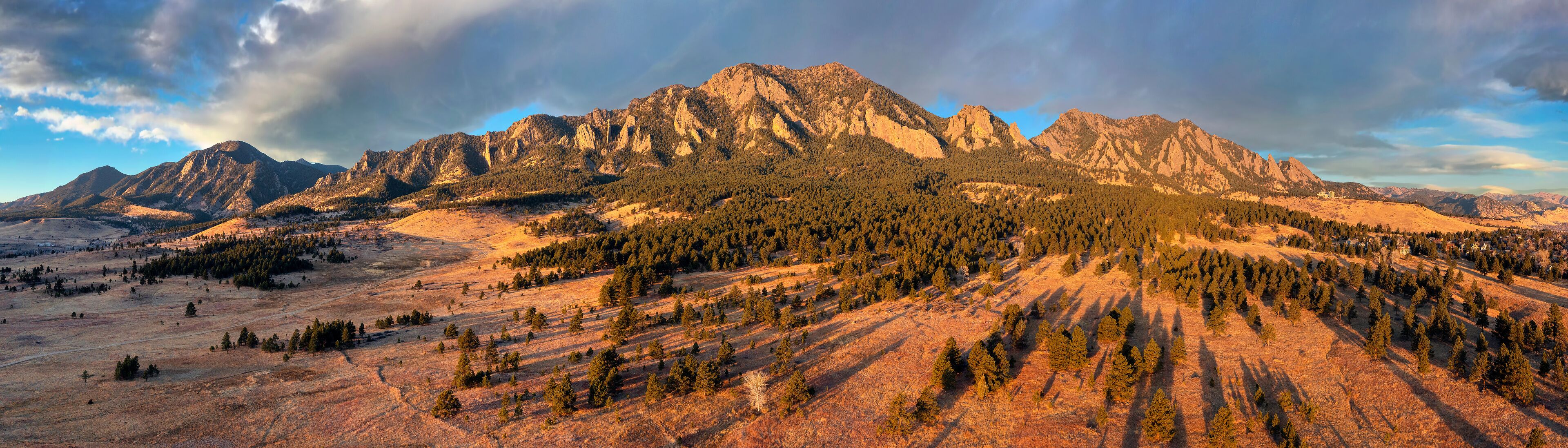  Boulder Mountains Sunrise Panoramic