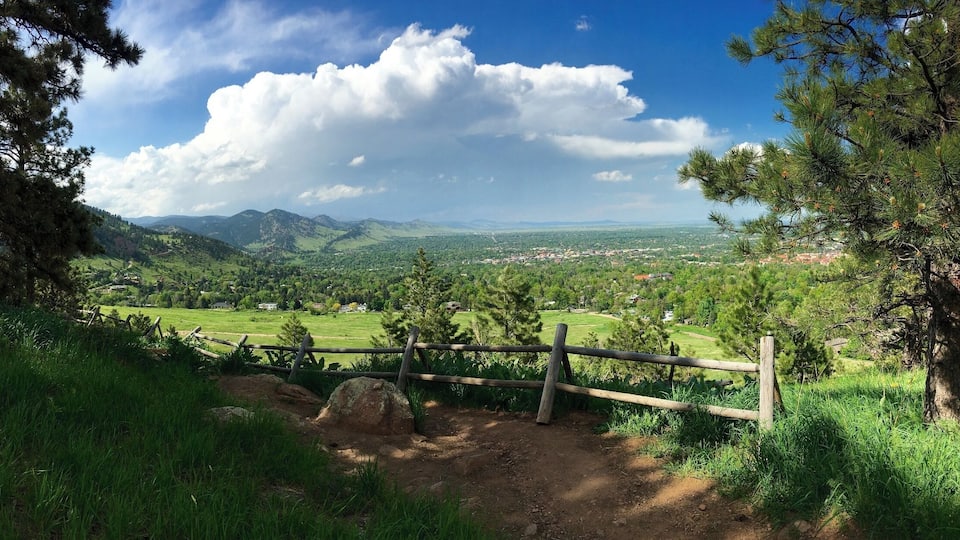 Summer time in Boulder, CO - Chautauqua Mountain